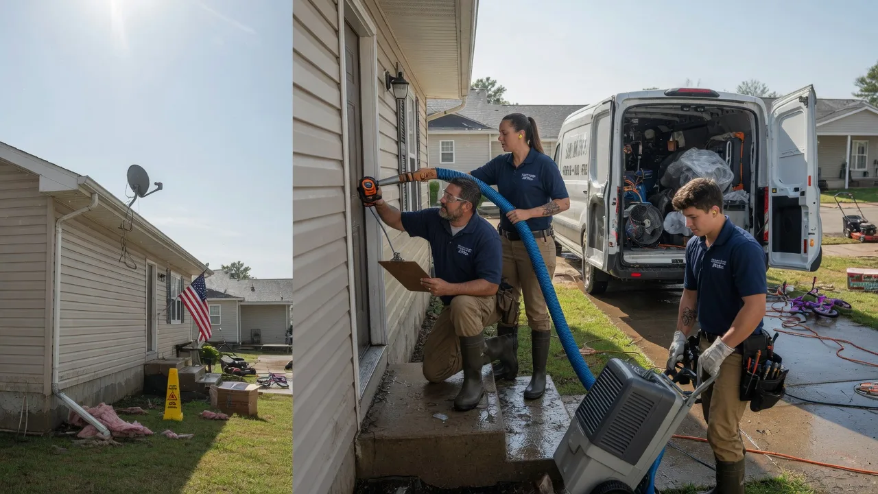 Ceiling Water Damage Restoration in Sussex, WI near me